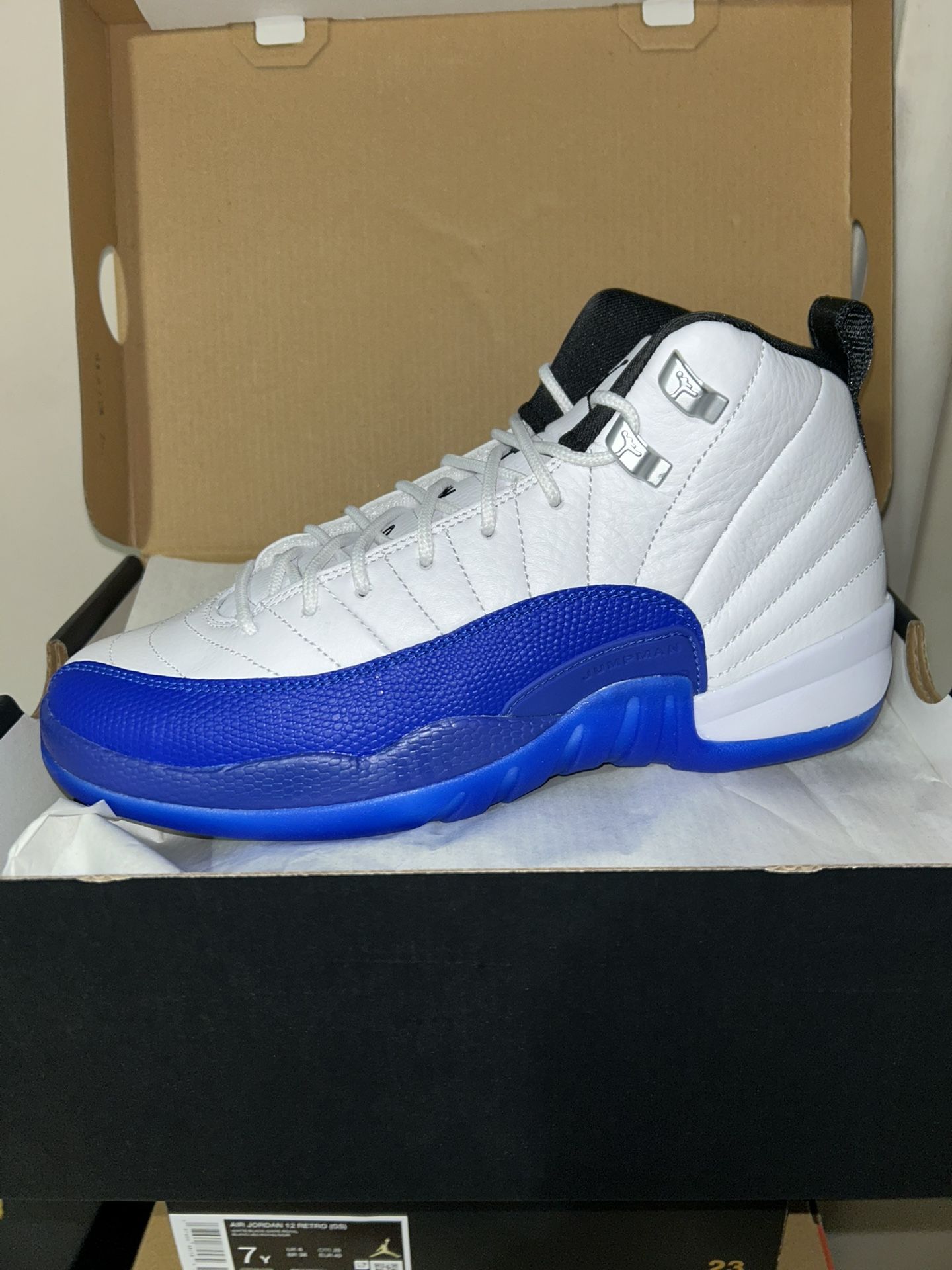 Jordan 12 Blueberry 4Y, 5Y, 5.5Y, 6Y & 6.5Y