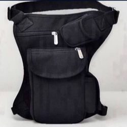 Black Side Leg Pouch