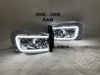 2006 To 2008 DODGE RAM 1500 / 2500 / 3500 DRL Headlights