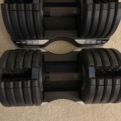 ProForm 50 lb. Select-A-Weight Adjustable Dumbbell Pair with Trays