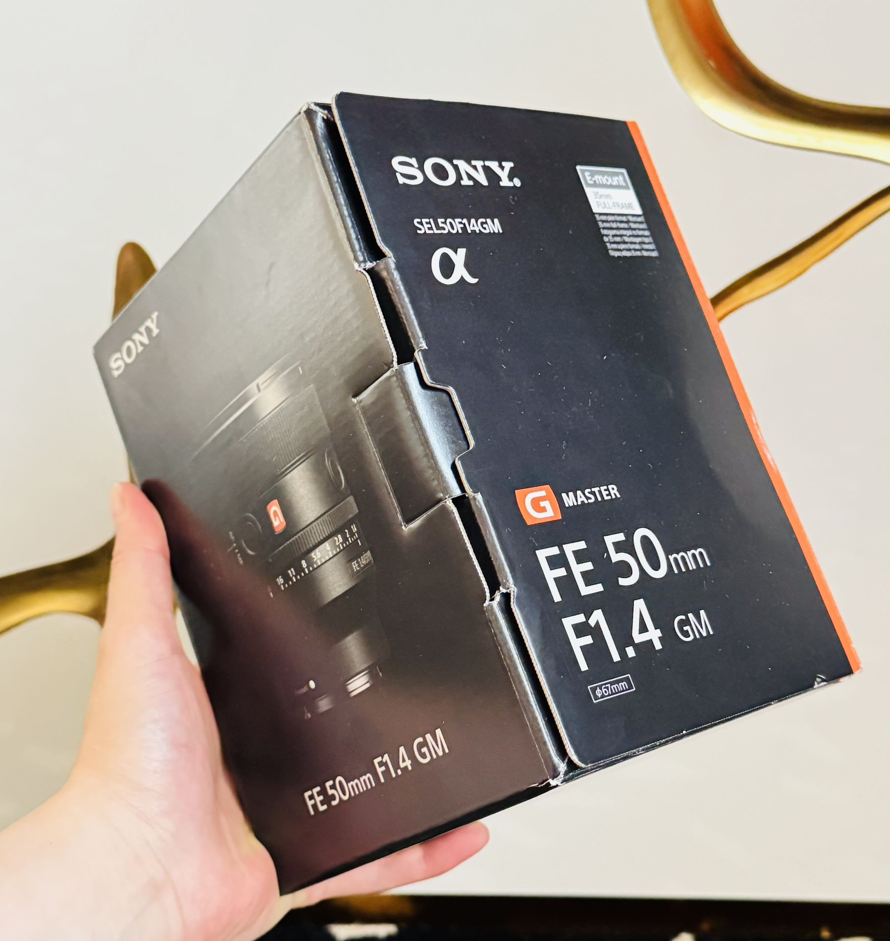 New In Box Sony FE 50mm f/1.4 GM Lens for Sony E SEL50F14GM