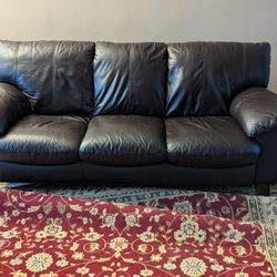 Leather Sofa 