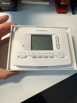 New Braeburn thermostat