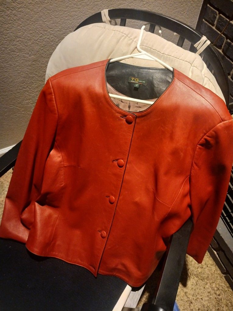 High Quality Leather Jacket. Like New. Worn Maybe A FEW Times