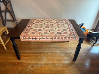 Two-Tone Rectangular Dining Table