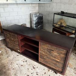 Wood TV Stand 