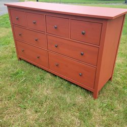 Hemnes 8 Drawers Ikea burnt Sienna Red Color for Sale in Danvers, MA -  OfferUp