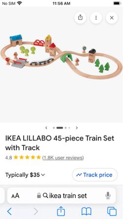 Ikea train set+car set+ Dominos