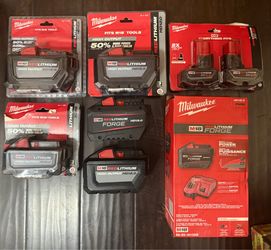 Milwaukee Batteries NEW Read Description for Prices