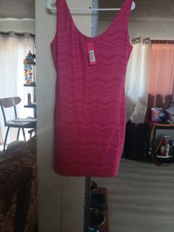 Pink Athletic Dress Or Long Top