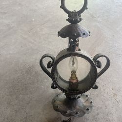 Vintage Iron Latern From Italy. Over 100 Years Old 