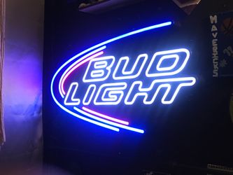 NEON bud light sign