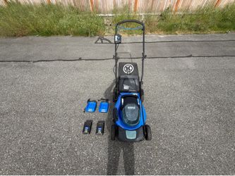 Kobalt Cordless Push Lawn Mower (2 Batteries, 2 Chargers included)