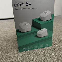 eero 6+ mesh WiFi Router (new)