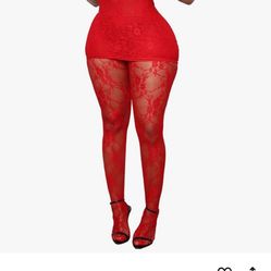 Red Lace Two Piece Brand New