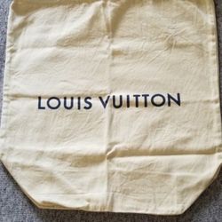 *Louis Vuitton* Tan Dust Bag w/drawstring. 