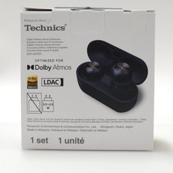 New Technics Reference Class AZ100 True Wireless Noise Cancelling in-Ear Headphones Black EAH-AZ100P-K