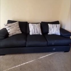 Dark Grey Couch 