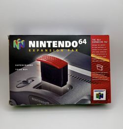 Nintendo 64 Expansion Pak N64 Expansion Pack with box and manual