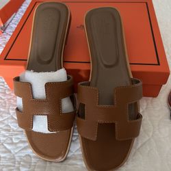 Hermes slip ons sale