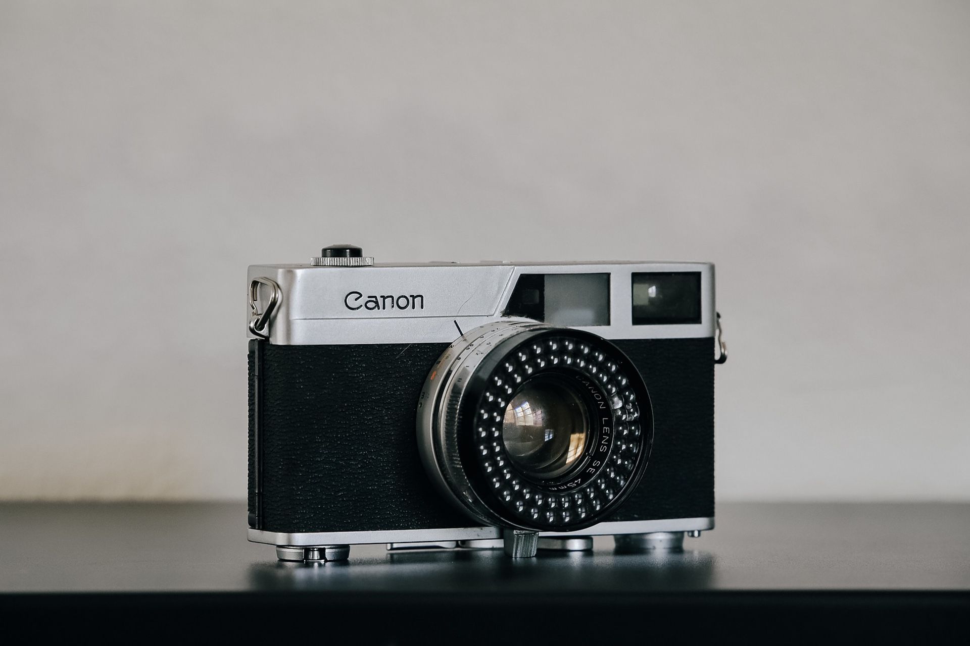 Vintage Canon Canonet rangefinder film camera