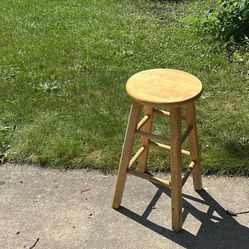 Wood Stool - $10 (Waukesha, WI)