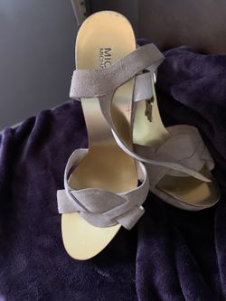 Michael Kors wedge suede sandals