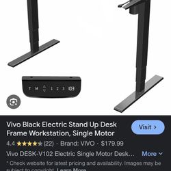 Electric Stand Up Desk Frame 