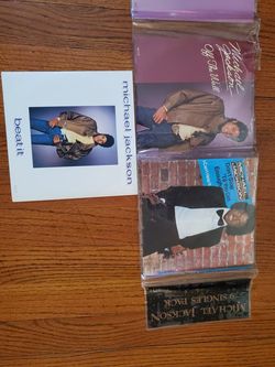 45 rpm record. Michael Jackson set. 9 total