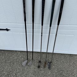 (2) Big Bertha PW (3) Putters Acushnet