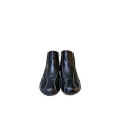 ECCO Women's Black Leather Gore-Tex Zippered Ankle Boots