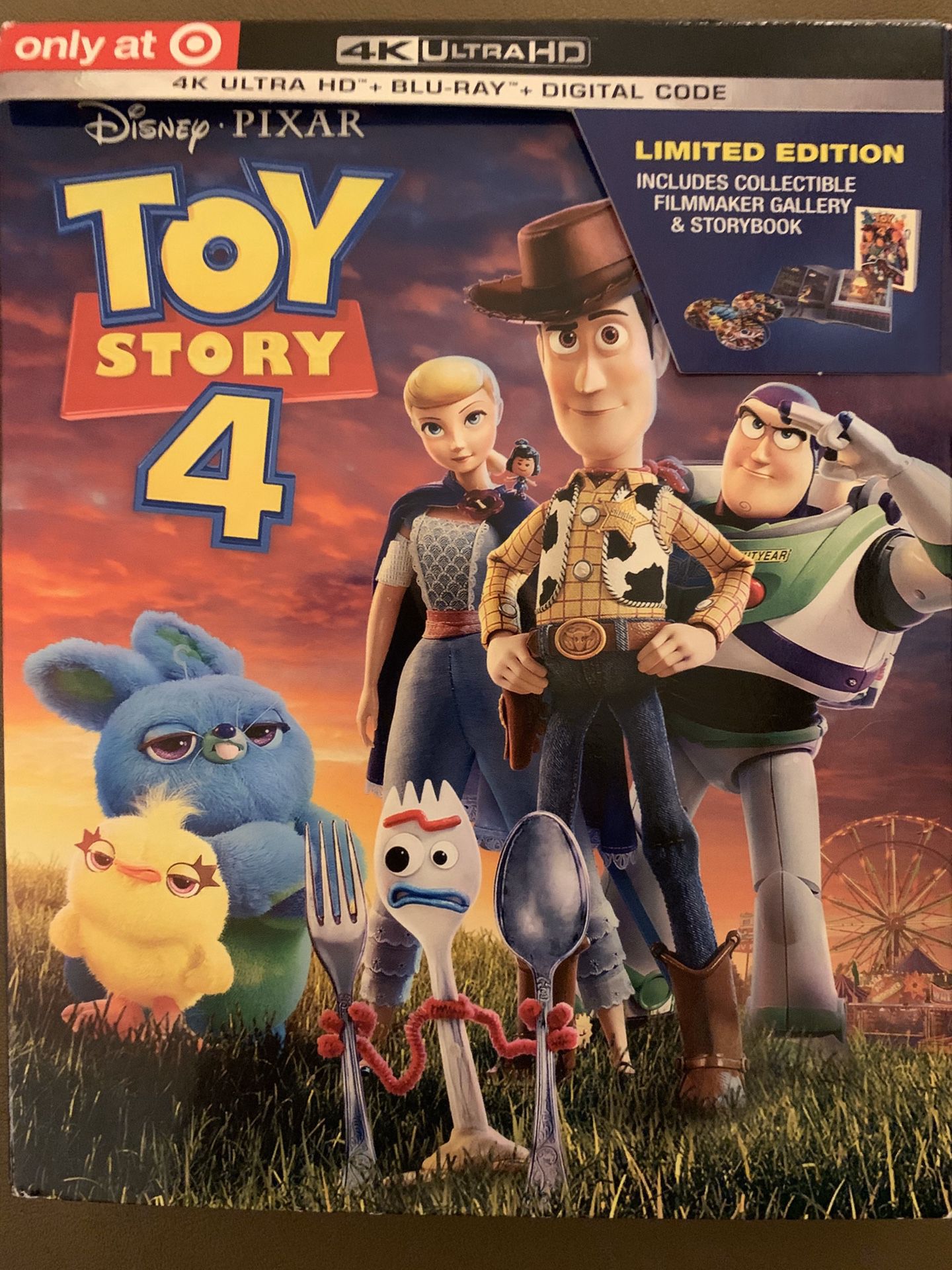 Toy Story 4 4K Ultra HD Blu-ray UHD Movie