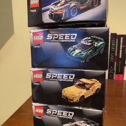 4 Lego Speed Sets