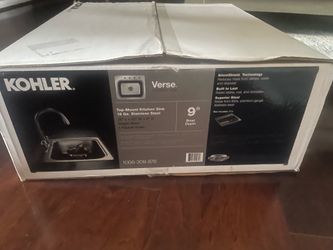 Kohler Versa Drop In Sink and Duostrainer