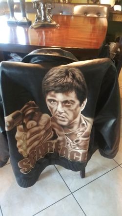 Leather jacket Scarface 2XL