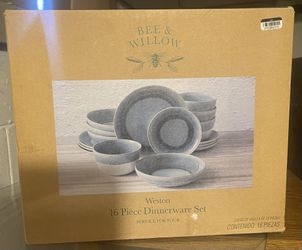 Bee & Willow 16 Pc Dinnerware Set