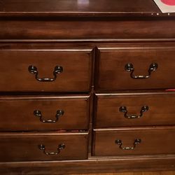 Large Heavy Dresser And One Night Stand 