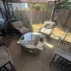 outdoor furniture & fire place 