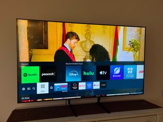 Samsung 65 Inch AU8000 Crystal UHD 4K Smart TV UN65AU8000 Works Great