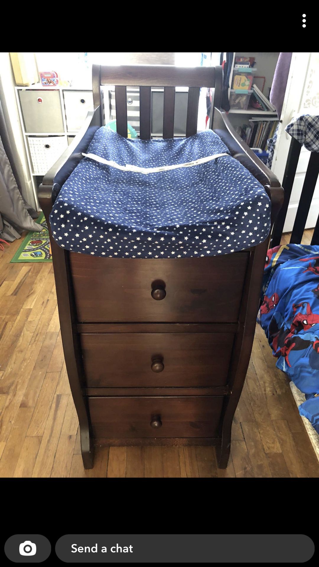 Changing Table With Changing Pad And Cover