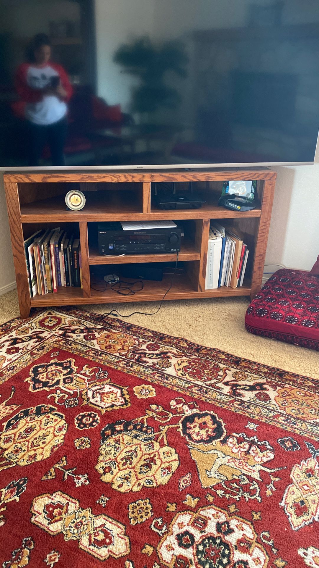 Wood TV stand in SLO