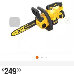 DEWALT 20V MAX 12in. Brushless Cordless Battery Powered Chainsaw 