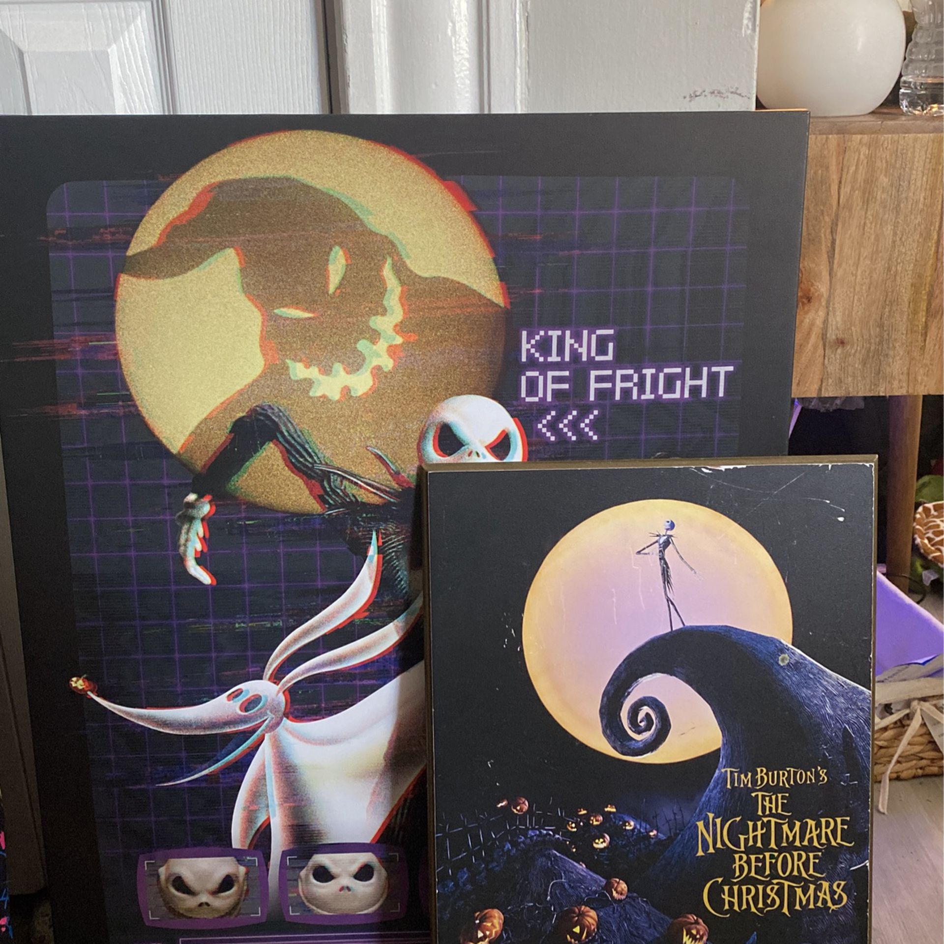 Nightmare Before Christmas Canvases