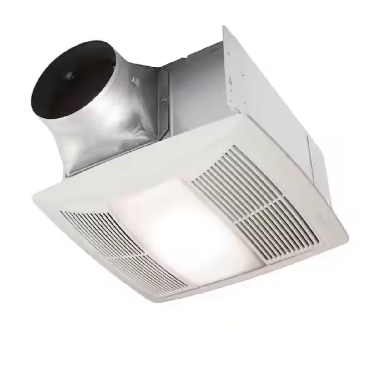 Broan-Nutone QT Series 130 CFM Ceiling Bathroom Exhaust Fan with LED Light and Night Light, ENERGY STAR