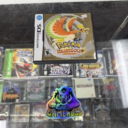 Pokemon Heartgold DS Authentic $230 Gamehogs 11am-7pm