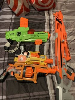Nerf lot raptor strike and more