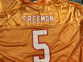 Bucs Freeman #5 Orange Football Jersey