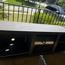 Free Entertainment Tv Table with Fireplace
