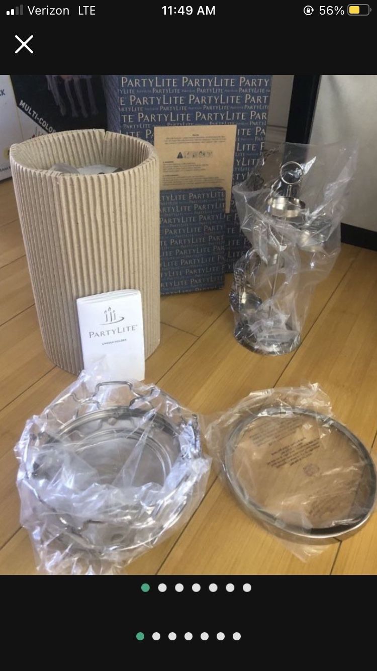 Party Votive And Candle Set
