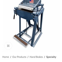 Forming Channel Brake on Stand No. 99